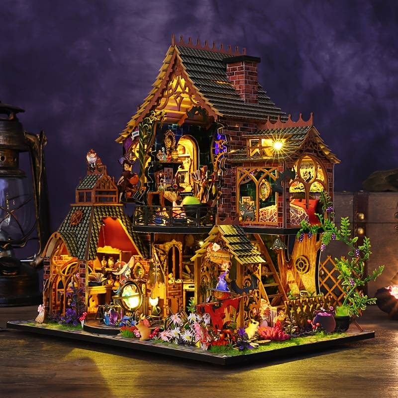 Building Toy Architectural Model Toy Set Style Magic Forest