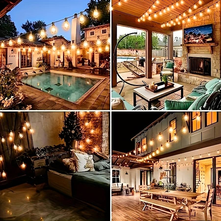 32Pc S Outdoor String Lights Eter 18.29M
