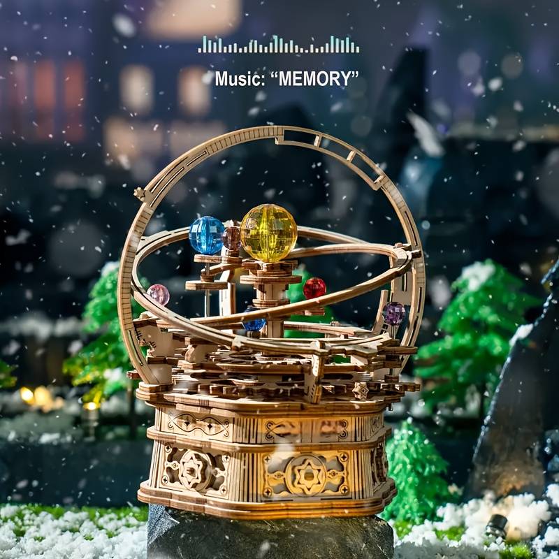 3D Puzzle Musical Instrument Model Model Star Music Box