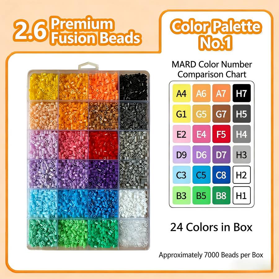 Perler Bead Set 2.6Mm No.2 Color