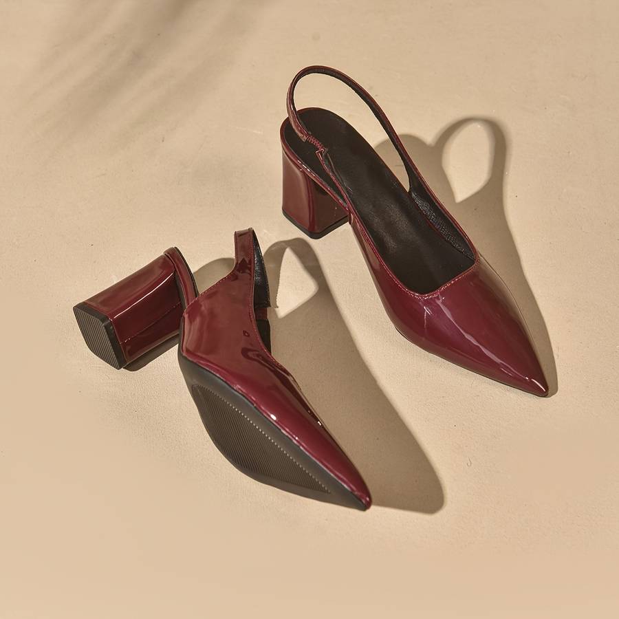 Women S High Heels Color Burgundy Sizeuk 6.5