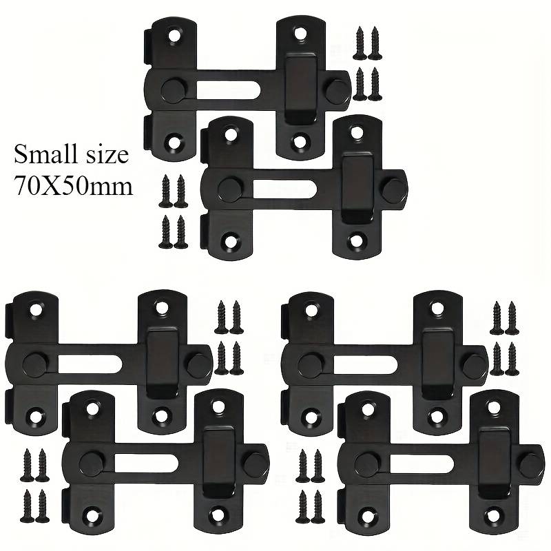 Lock Color 6Pcs Black 7X5