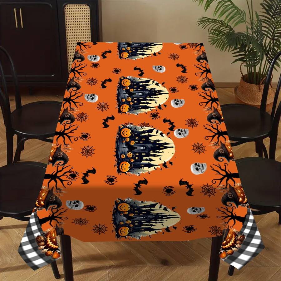 Halloween tablecloth decoration size 35.4 x 55.1in or 90 x 140cm