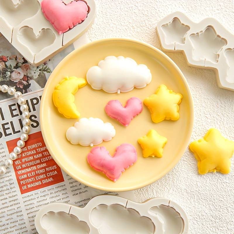 Suitable For Baking Molds Model Crease Star Silicone Mold