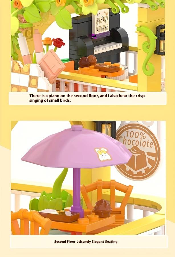Building Toy Architectural Model Toy Set Style Without Box