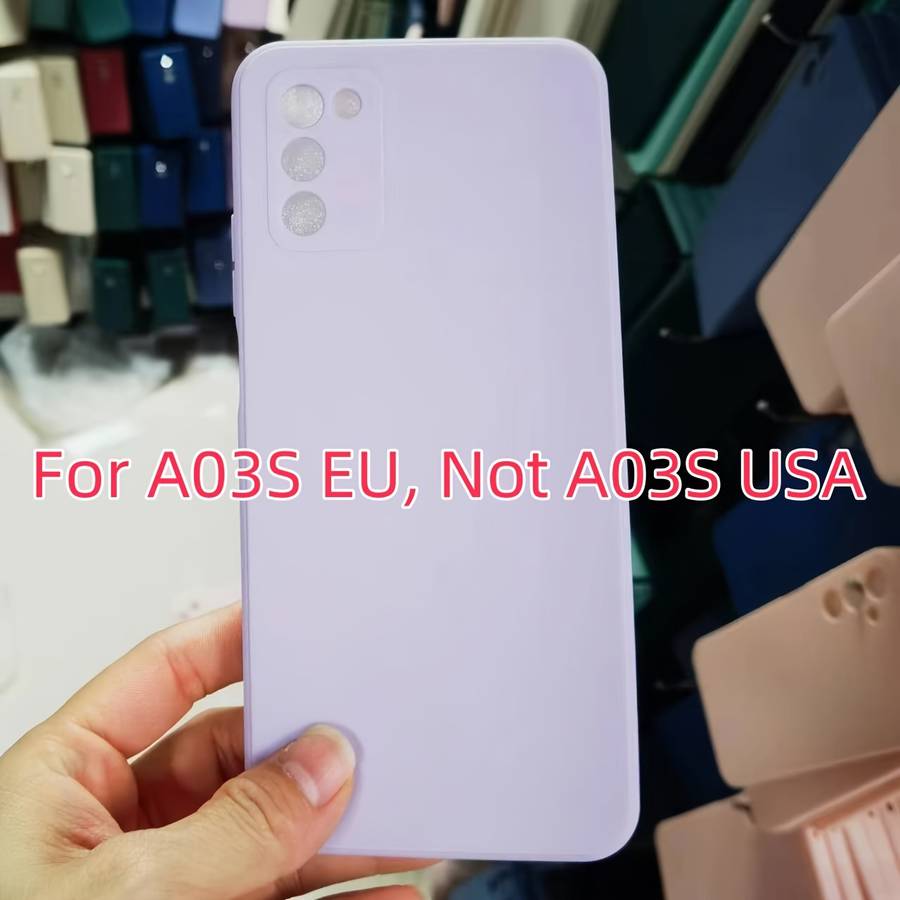 Phone Case Light Purple Compatible Model Galaxy A03S