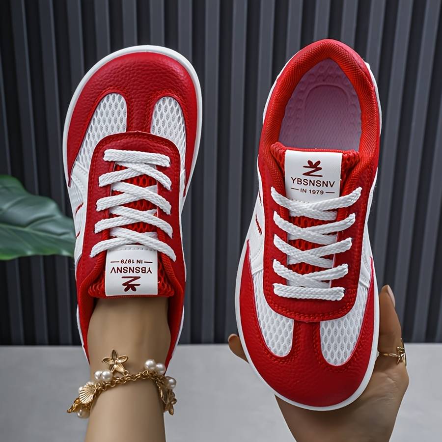 Women S Sneakers Color Red Sizeuk 7