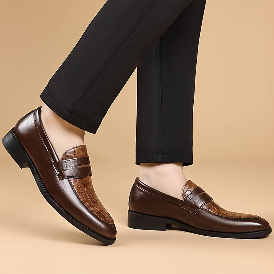 Mens Leather Shoes Color Black Sizeuk 8