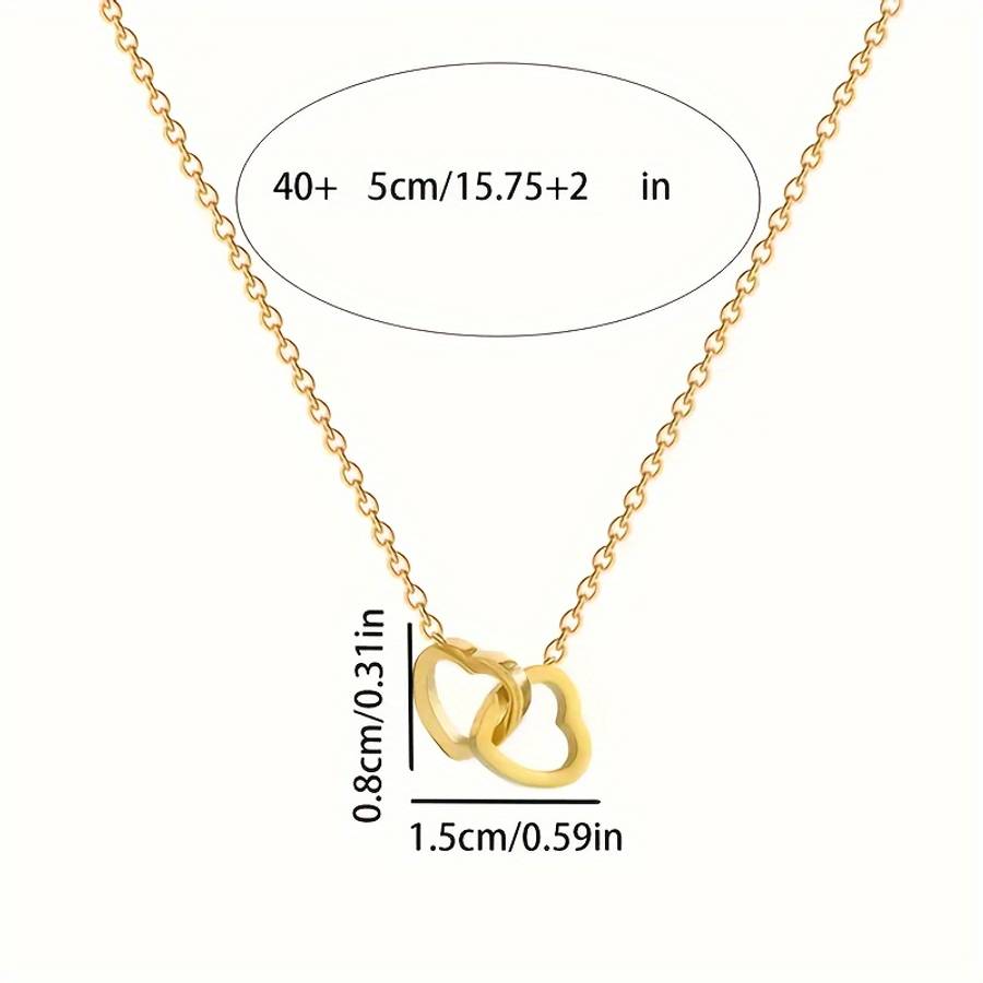 Womens Necklace Color Golden