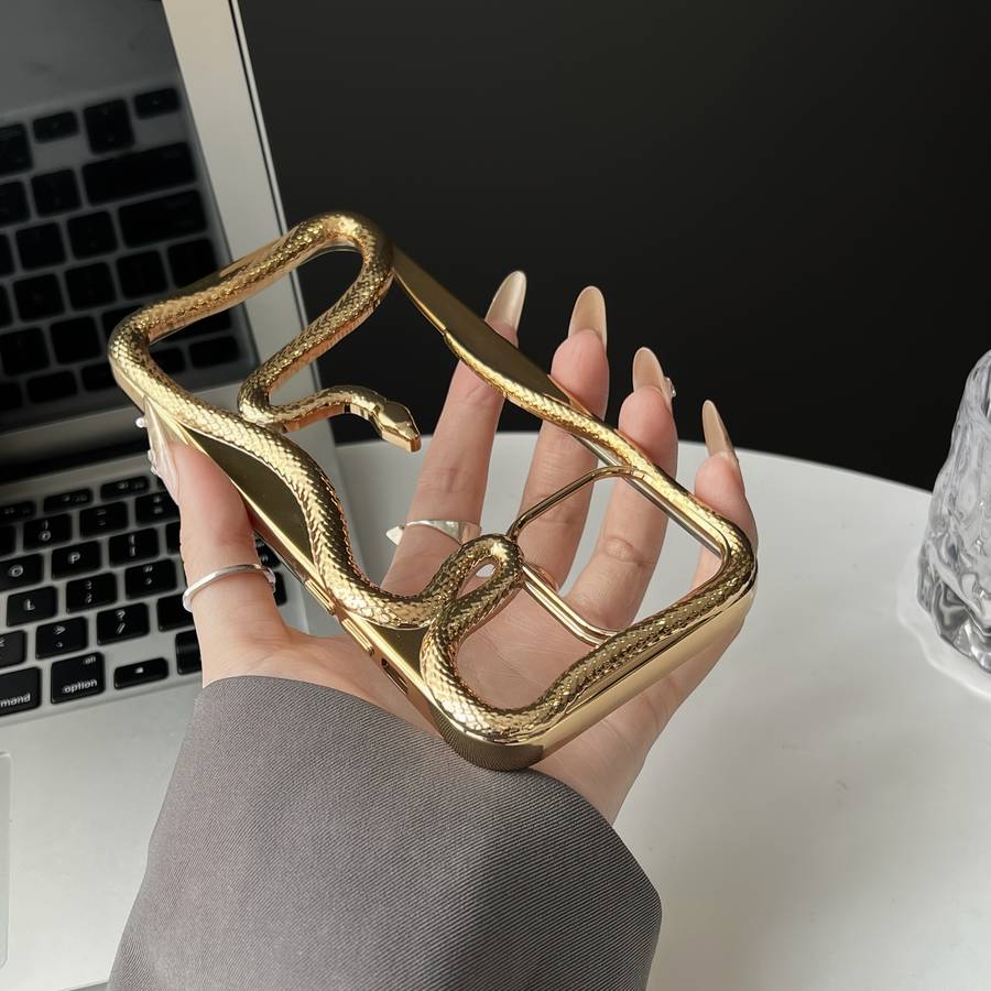 1Pc Golden For iPhone 15 Pro Max Phone Case Phone Cover