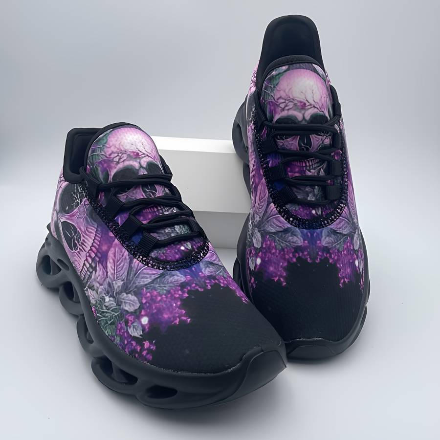 Women S Sneakers Color Purple And Black Sizeuk 4.5