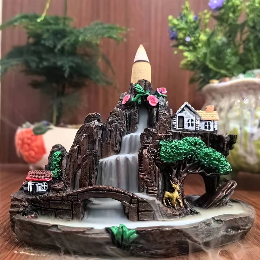 Incense Burner Style  Splendid Rivers And Mountains
