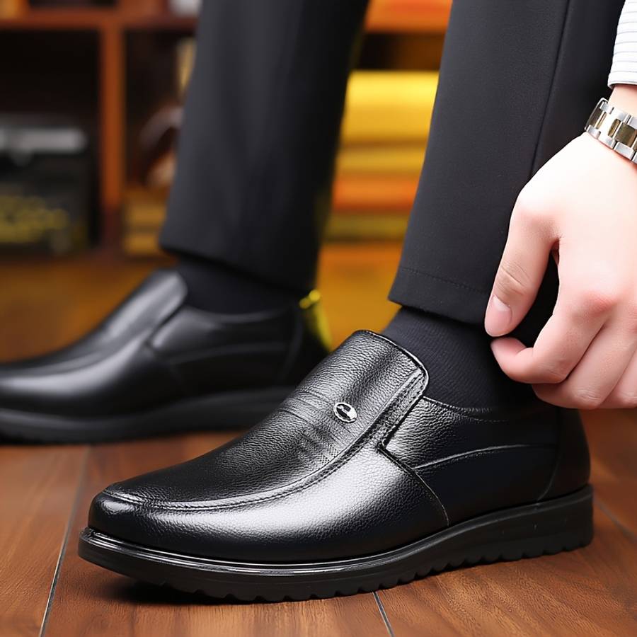 Mens Leather Shoes Color Dark Brown Sizeuk 10.5