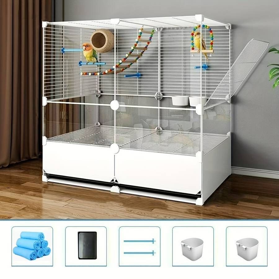 Birdcage Color White Size2 Layers And 2 Columns