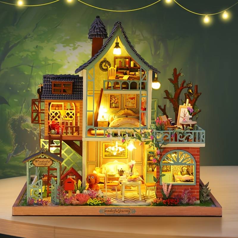 Building Toy Architectural Model Toy Set Style Jungle Secret