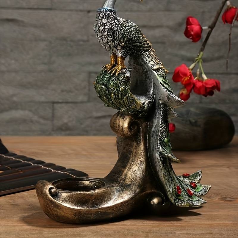 Incense Burner Style  Peacock Wings Incense Burner