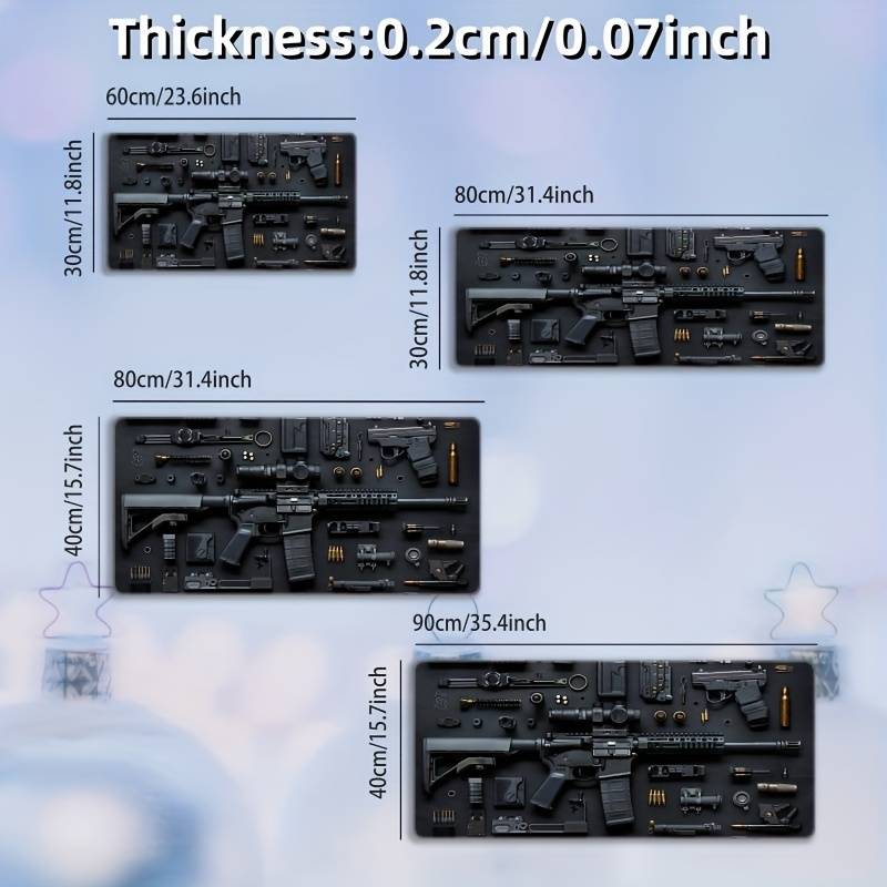 Mouse Pad Size 31.4X11.8Inch