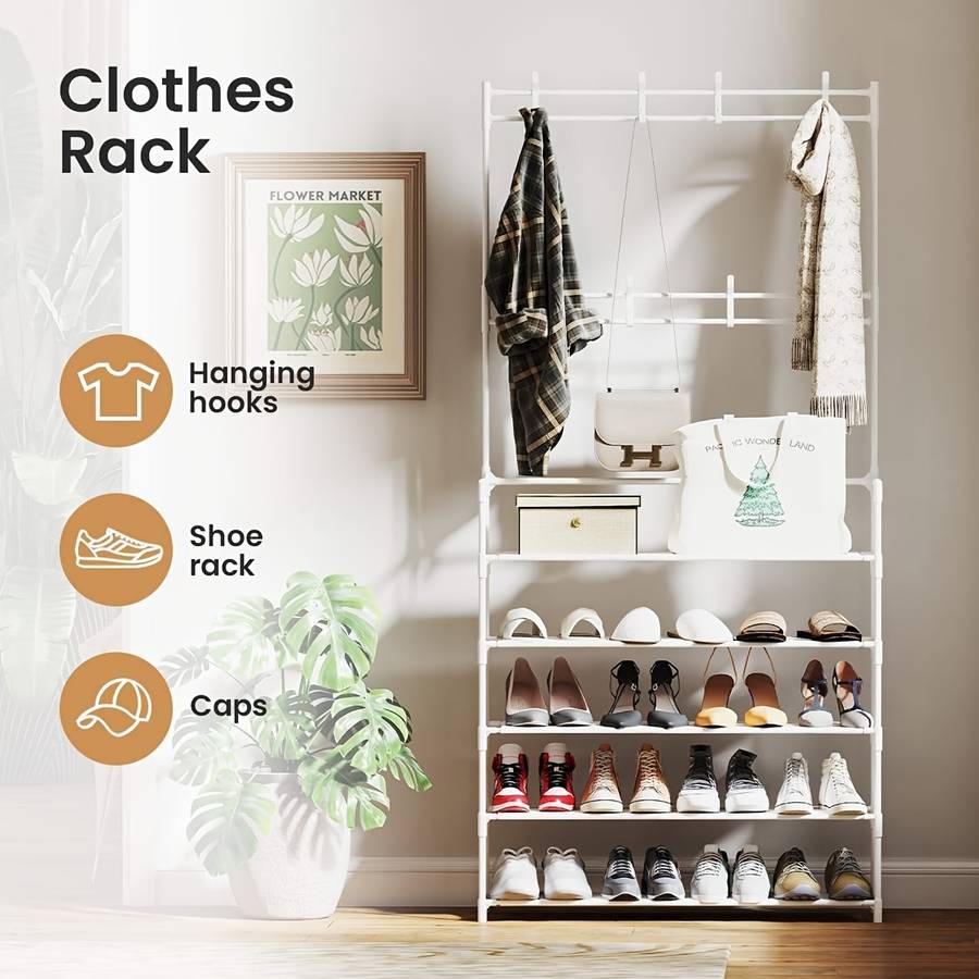 Coat Rack Color White