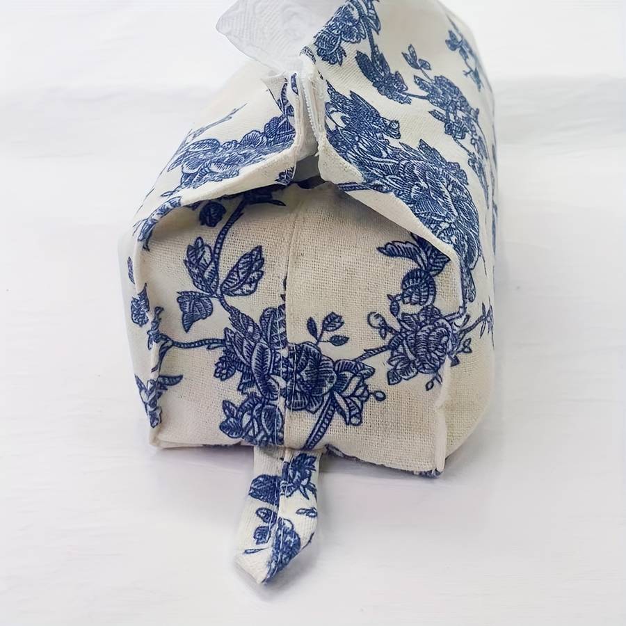 Car Tissue Box Color Classic Blue Size 20Cmx11Cm  7.9Inx4.3In