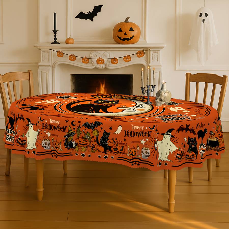Halloween tablecloth decoration size Rectangle 152220cm