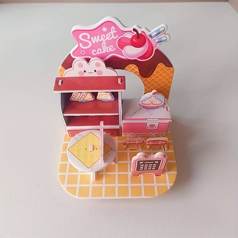 Building Toy Architectural Model Toy Set Quantity 4Pcs
