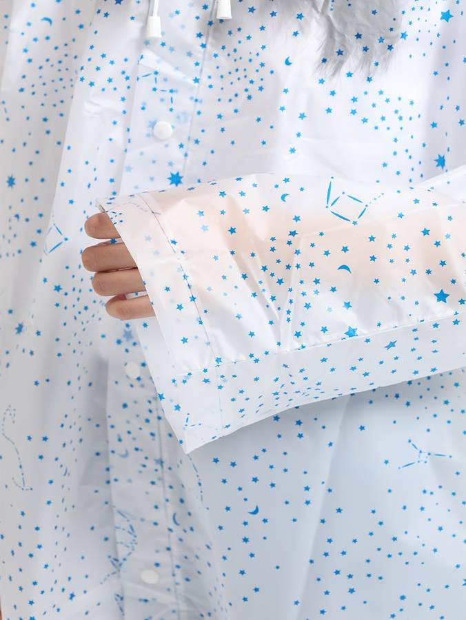 Raincoat White Size Asian Onesize