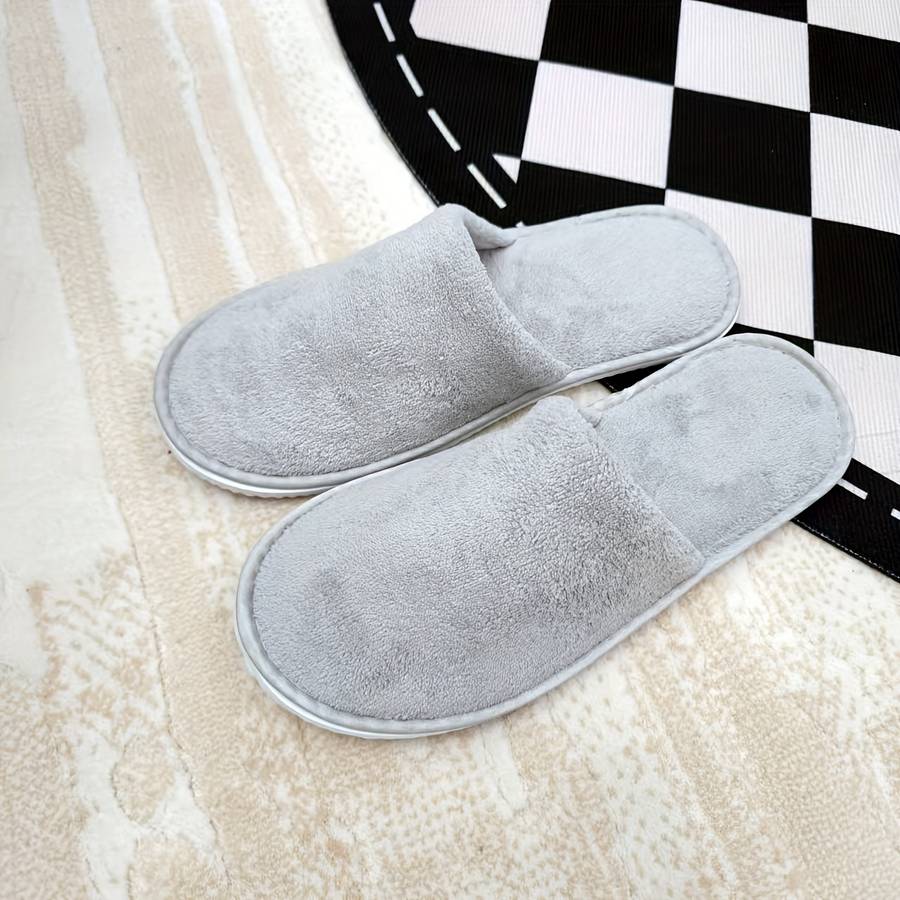 Cotton Slippers Color Grey Sizeuk 9.5