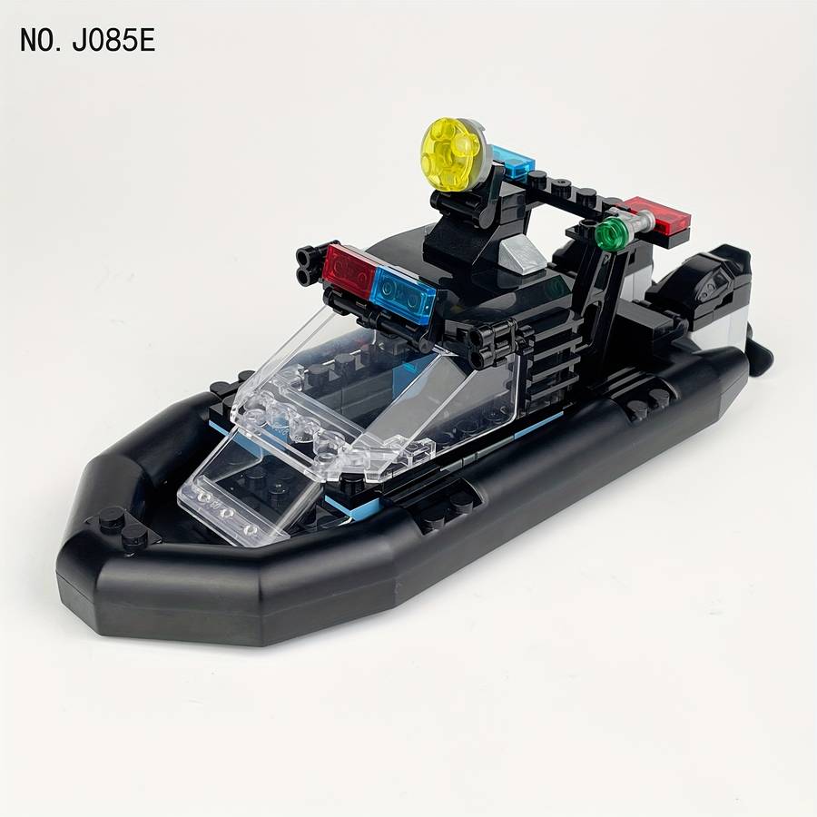 3D Jigsaw Puzzle Model Ship Color J085E Sea Search Boat 78Pcs