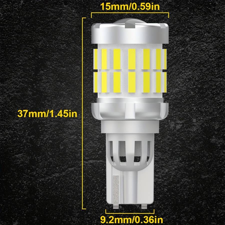 Car Lights Color White Model T15