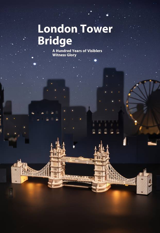 Building Toy Architectural Model Toy Set Model London Bridge Model Building Blocks Puzzle
