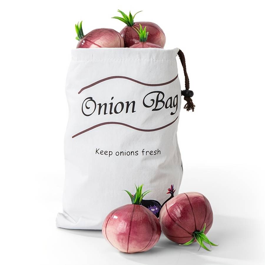 Food Storage Bags Color Onion Pattern