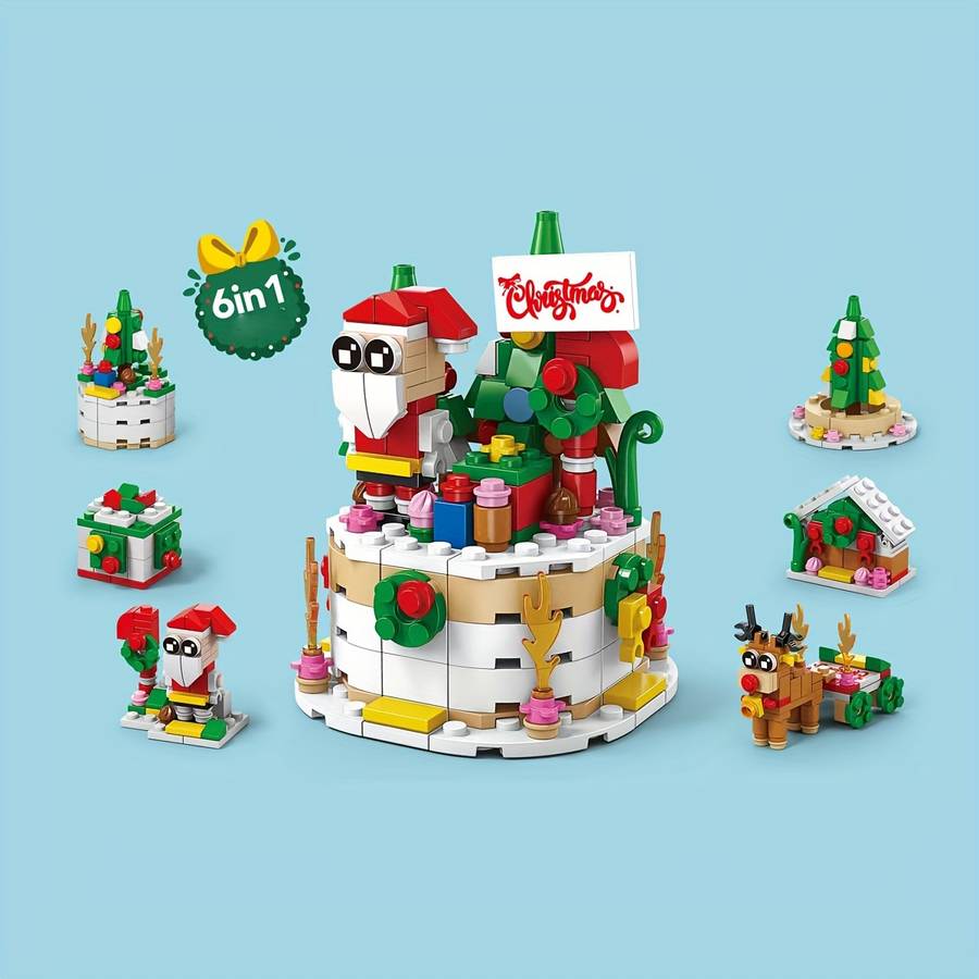 Building Toy Architectural Model Toy Set Style Holiday Season Selling Car