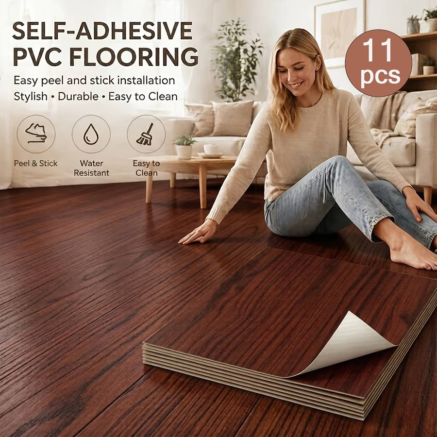 Self Adhesive Floor Stickers Gybdm40 30.5Cm*30.5Cm 11Pieces