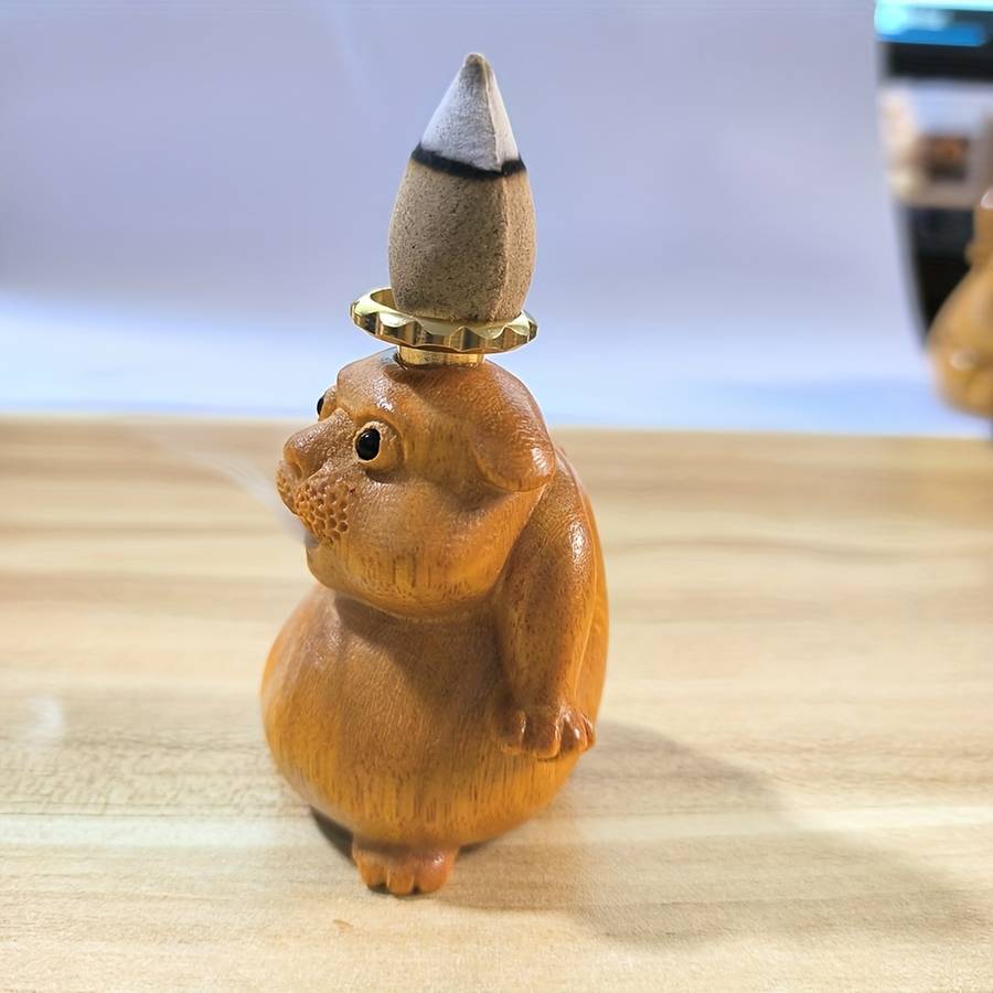 Incense Burner Color  Wooden Bear Backflow Incense Burner