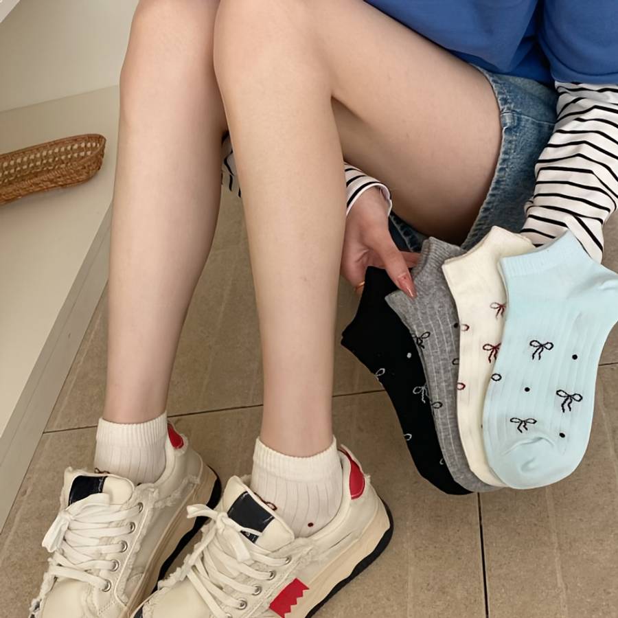 Women S Socks Color Mixed Colors4 Pairs Size Onesize