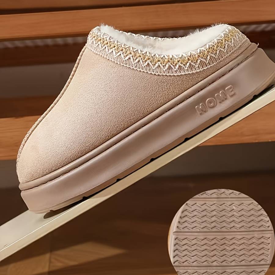 Cotton Slippers Color Grey Sizeuk 3.5-4