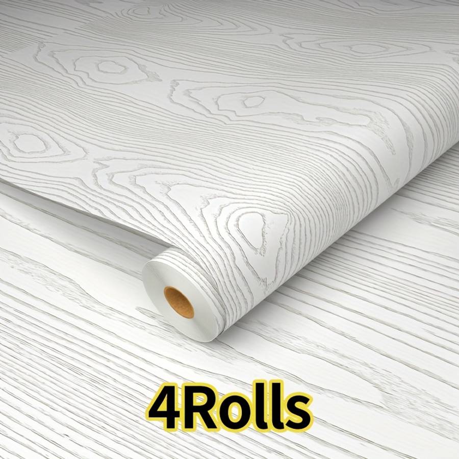 Self Adhesive Floor Stickers White Oak 39.99*100Cm
