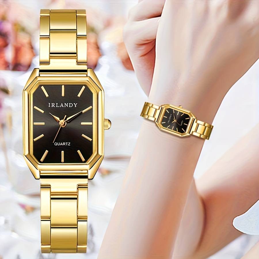 Pro Women Watch Heart Jewelry Silvery Black