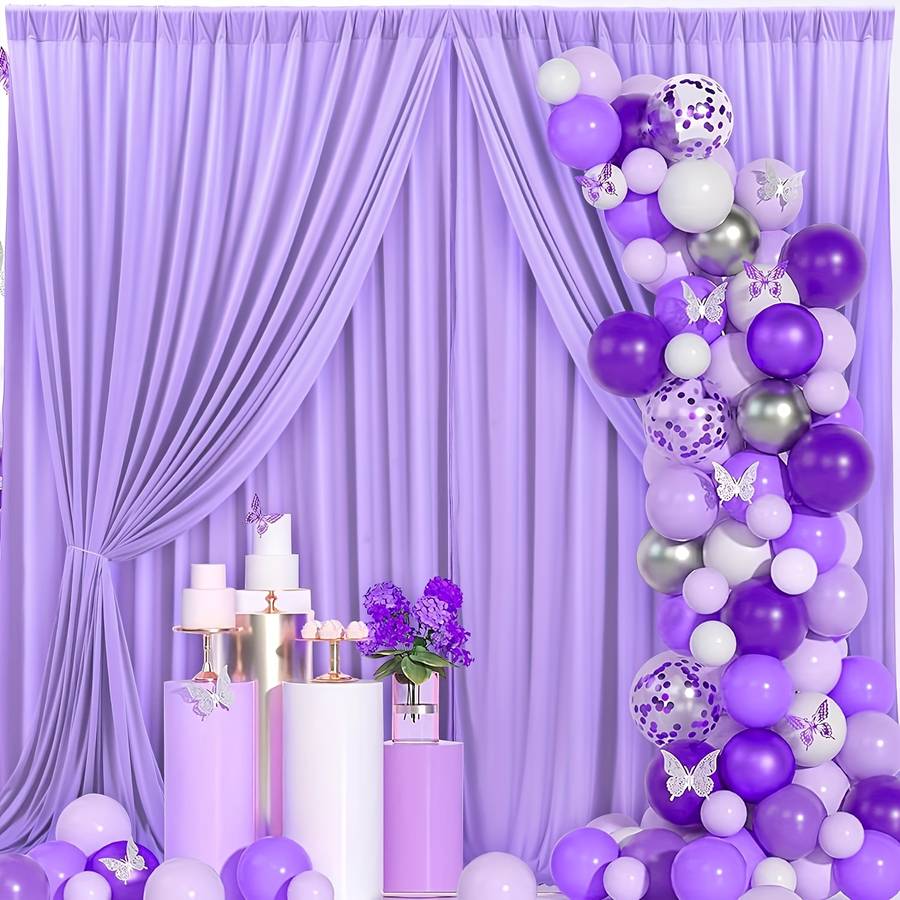 Wedding Supplies Color White Size 6.1X3.05Meter 4 Panels 152.4Cm X 3.05Meter