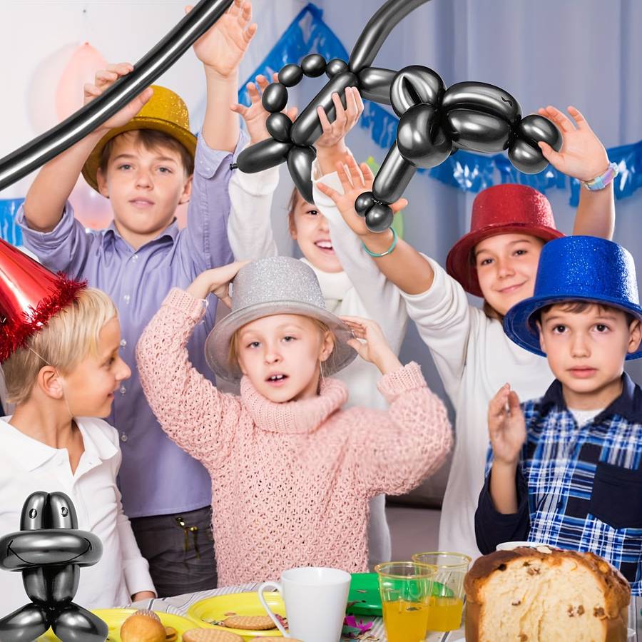 Balloon Items 32 Black Long Balloons