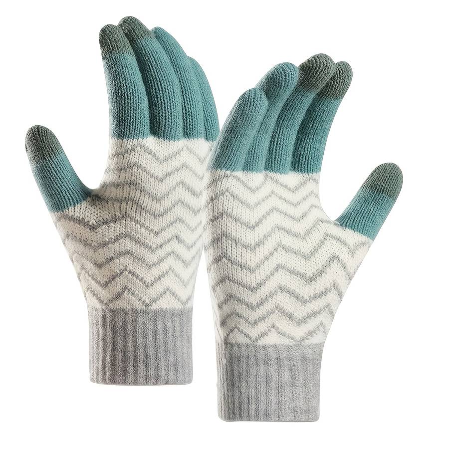 Gloves Color Gray Green