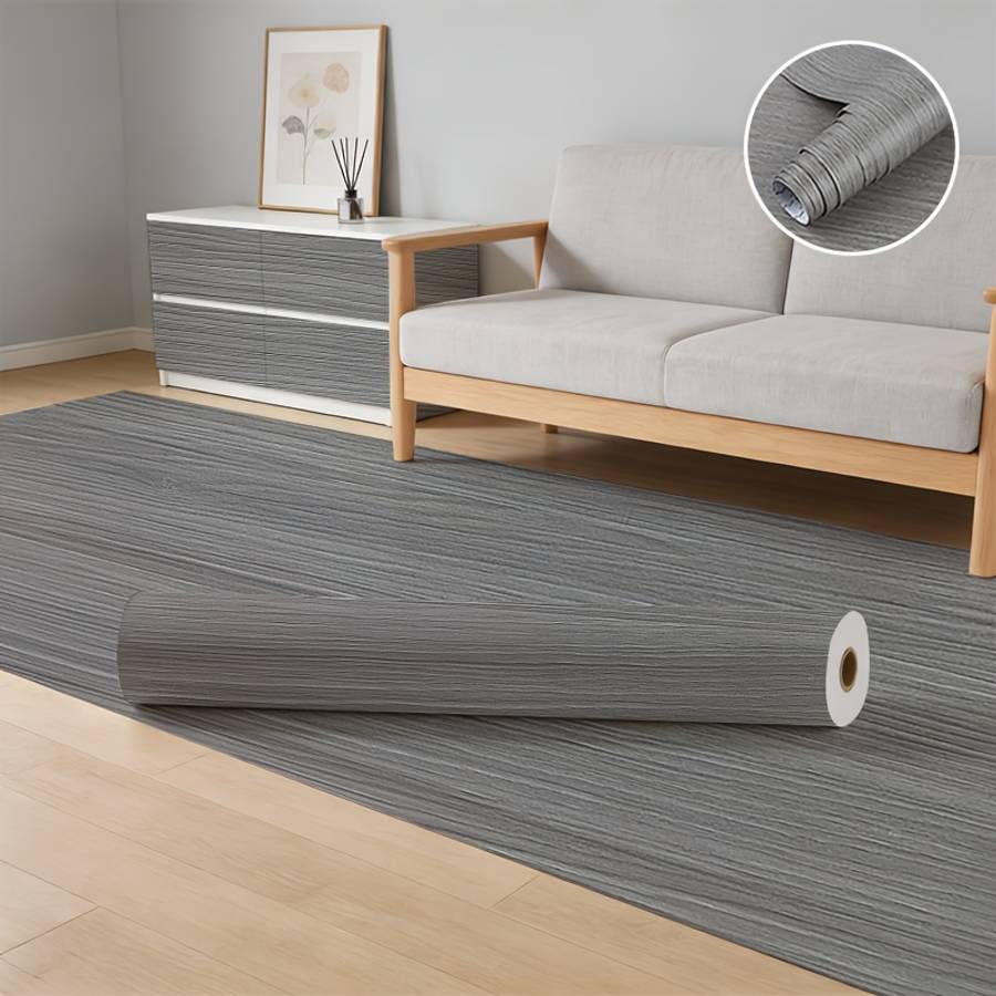 Self Adhesive Floor Stickers Self Adhesive Backing Roll Log Color 60Cm*5M 23.62In*196.85In