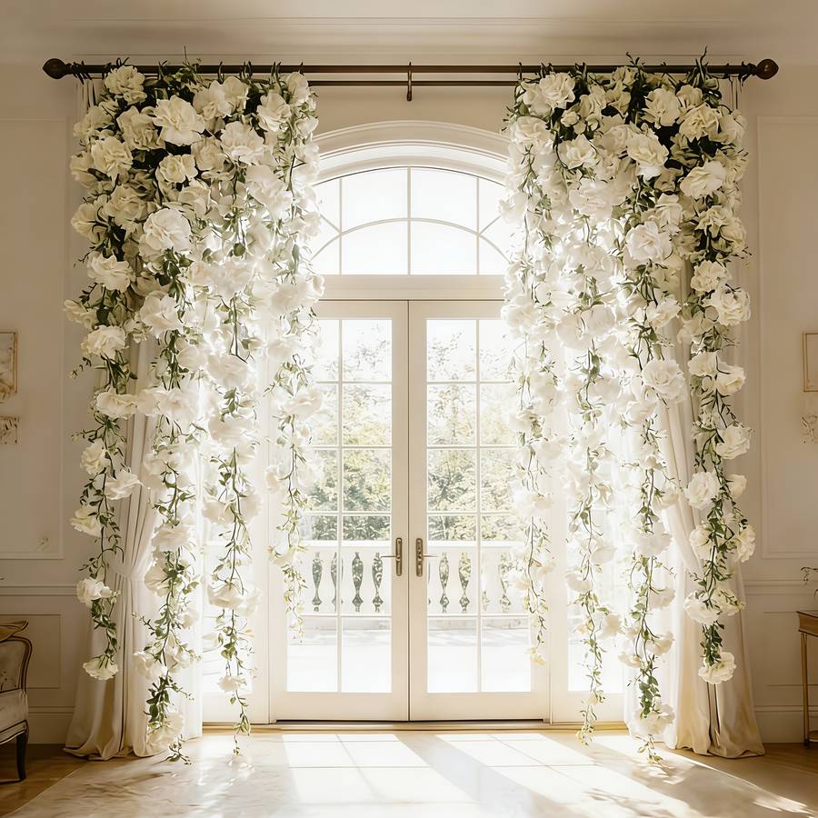 Wedding Supplies Color White Items Carnation Rattan