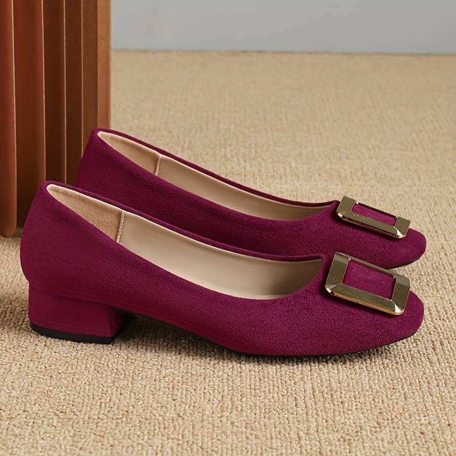 Women S High Heels Color Wine Red 3Cm Sizeuk 5