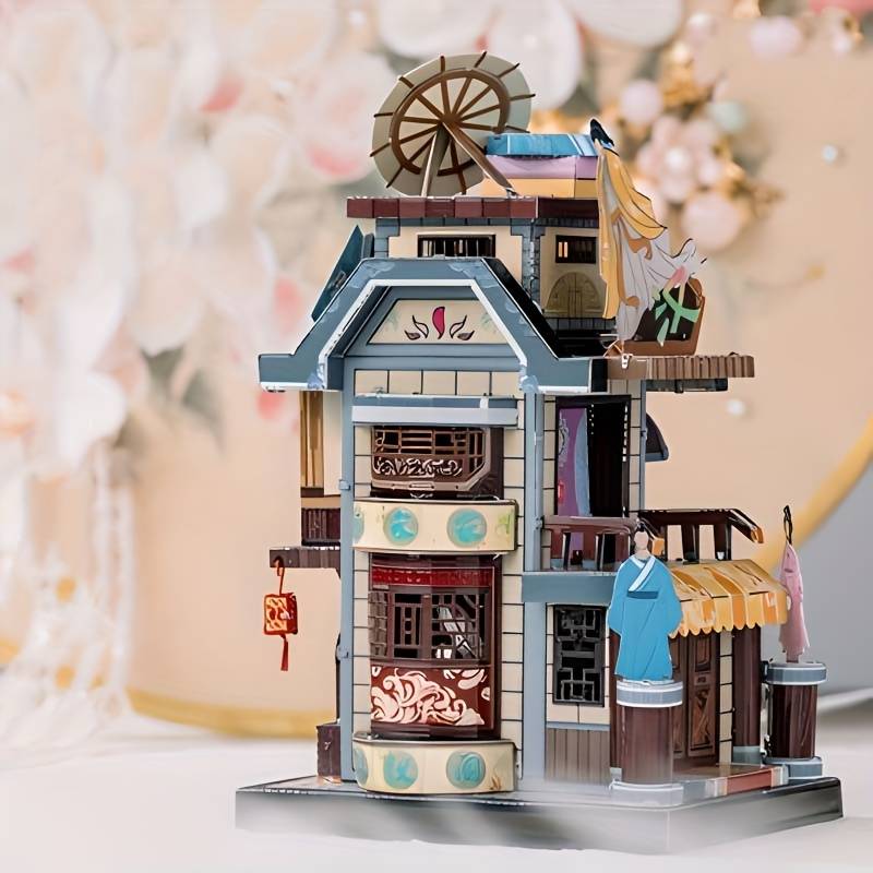 Building Toy Architectural Model Toy Set Items Coffee Shop