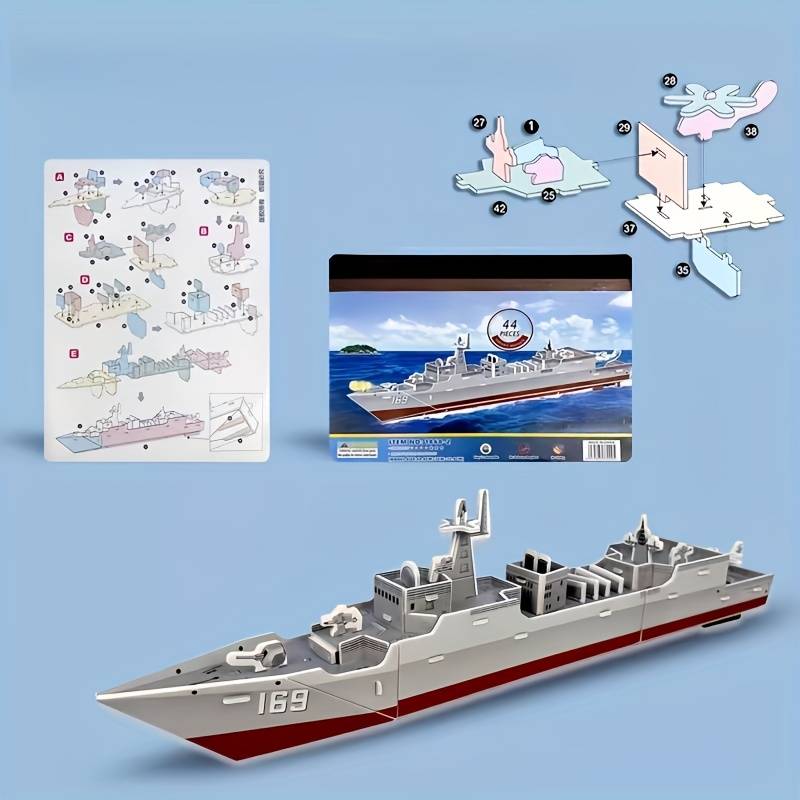 3D Jigsaw Puzzle Model Ship Quantity 3Pcs