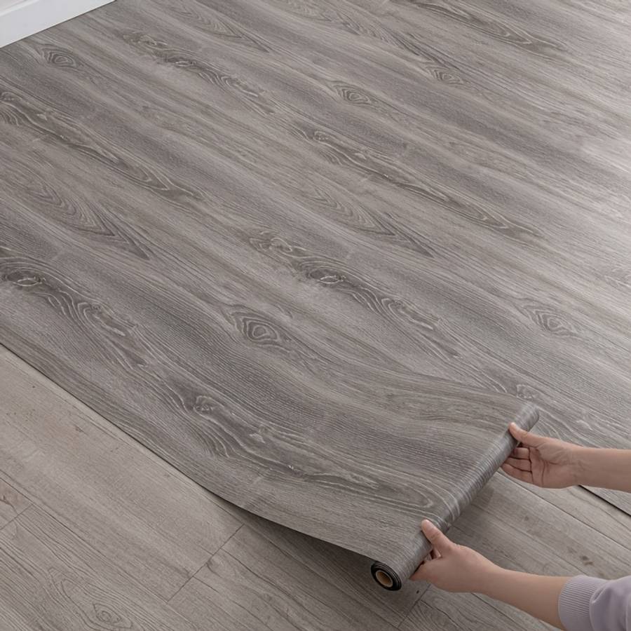 Self Adhesive Floor Stickers Medium Gray Oak 3Roll
