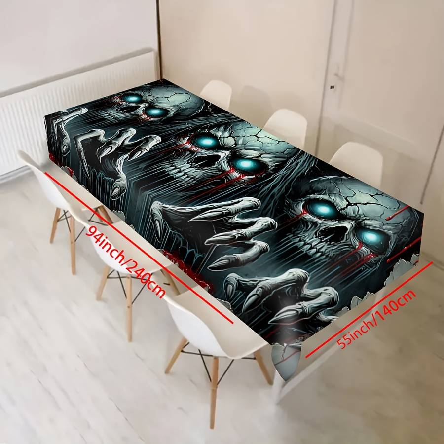 Halloween tablecloth decoration size 140x140cm or 55x55inch