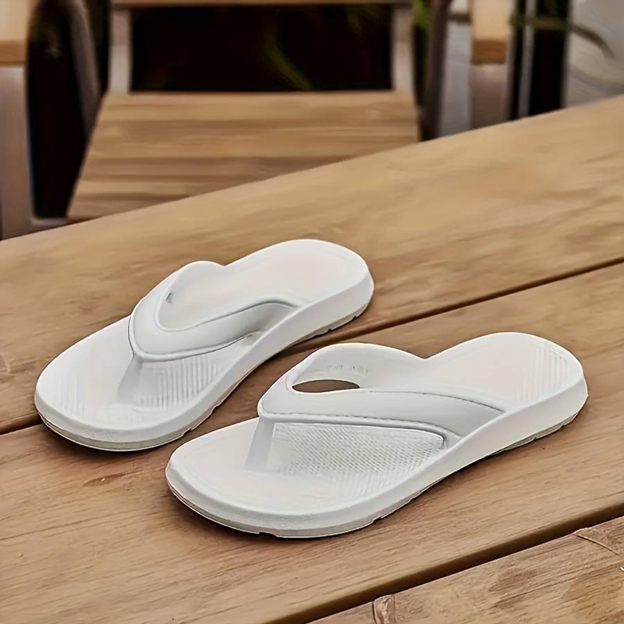 Ladies Summer Flip Flops Khaki Uk 8.5-9