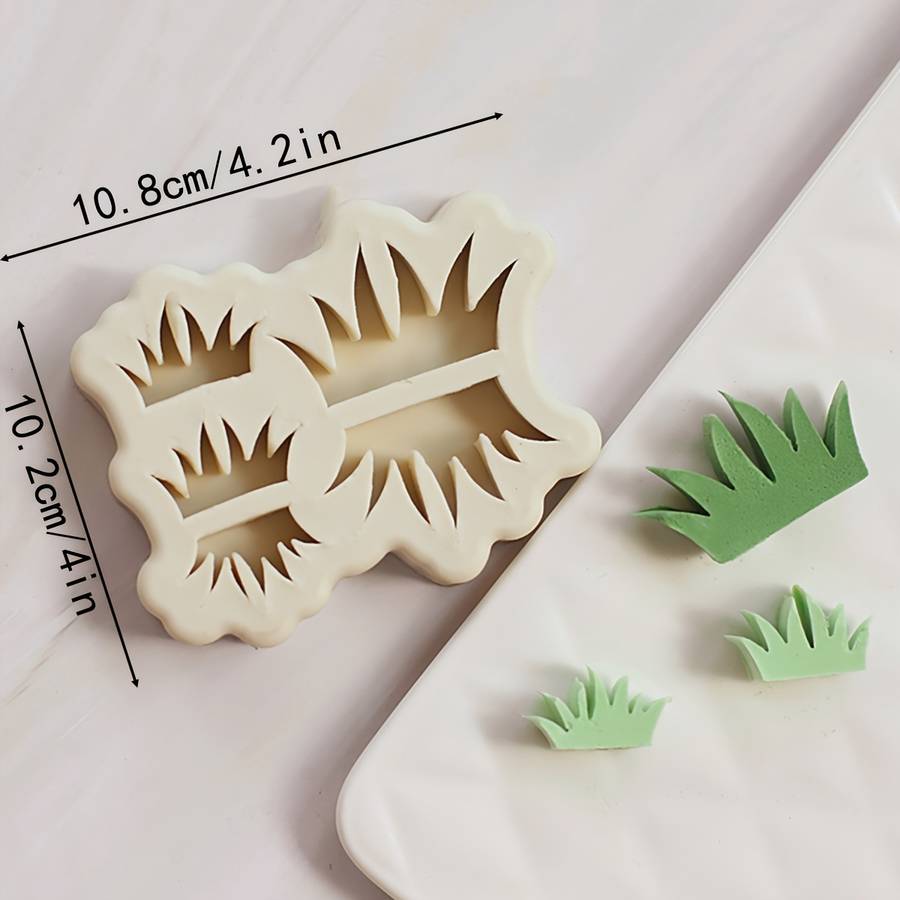 Suitable For Baking Molds Model Small Flower Cluster Leaf Border Silicone Mold 2346